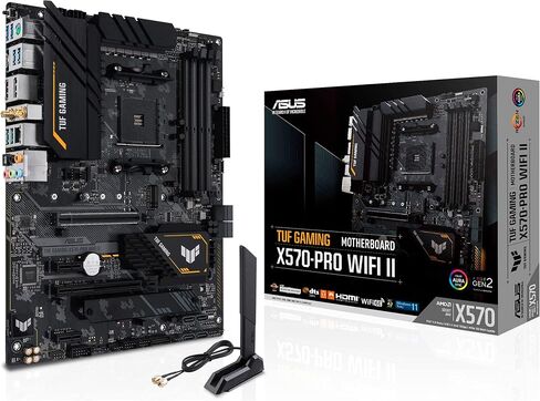 ASUS TUF Gaming X570-PRO (WiFi 6) AM4 Zen 3 Ryzen 5000 & 3rd Gen Ryzen ATX Motherboard (PCIe 4.0, 2.5Gb LAN, BIOS Flashback, HDMI 2.1, USB 3.2 Gen 2 in Saudi Arabia