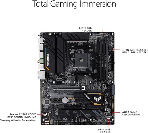 ASUS TUF Gaming X570-PRO (WiFi 6) AM4 Zen 3 Ryzen 5000 & 3rd Gen Ryzen ATX Motherboard (PCIe 4.0, 2.5Gb LAN, BIOS Flashback, HDMI 2.1, USB 3.2 Gen 2 in Saudi Arabia