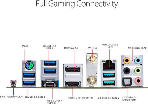 ASUS TUF Gaming X570-PRO (WiFi 6) AM4 Zen 3 Ryzen 5000 & 3rd Gen Ryzen ATX Motherboard (PCIe 4.0, 2.5Gb LAN, BIOS Flashback, HDMI 2.1, USB 3.2 Gen 2 in Saudi Arabia