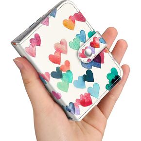 Fintie Mini Photos Album Book for 2x3 Inch Films - 52 Pockets Small Albums for Fujifilm Instax Mini Instant Camera/Polaroid Hi-Print Pictures, Kpop Photocard Holder Binder, Glittering Black