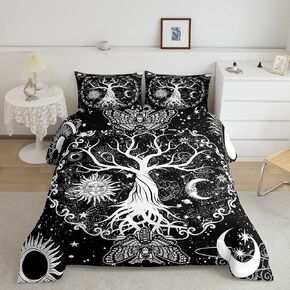 Erosebridal Cute Lion Bedding Set for Kids,Pink Floral Comforter Set Girls Boys Baby Lion Duvet Insert Safari Animal Quilt Duvet,Tropical Plants White Bedroom Decor Children's Day Caring Gifts