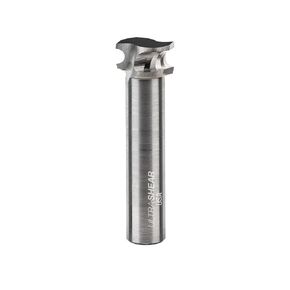 Metric Half Round Router Bits, 14MM, 1/2" Shank, 2 Flute, Carbide Head, USA Made, Fits Festool DF700 Mortises - US514MHR