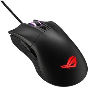 ASUS ROG Gladius II Core Lightweight, Ergonomic, Wired Optical Gaming Mouse with 6200-DPI Sensor, ROG-Exclusive Switch-Socket Design and Aura Sync Lighting