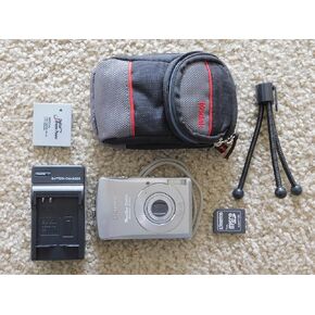 Canon PowerShot SD630 6MP Digital Elph Camera with 3x Optical Zoom (Renewed), Silver