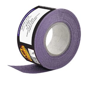Dura-Gold Premium 40 Grit Purple Film Ceramic Longboard Sandpaper, 2-3/4" Wide Continuous 12 Yard Roll - Hook & Loop Backing for Auto & Woodworking Air File Long Board Sanders, Hand Sanding Blocks