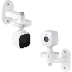 2Pack Adhesive Wall Mount Compatible with Blink Mini and Blink Mini 2, Two Easy Installation, No Drill Mounting Bracket by ALERTCAM, White