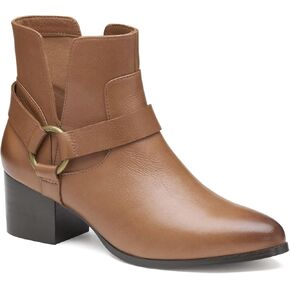 Johnston & Murphy Trista Harness Booties for Women – 2.125" Heeled Boots for Women, Business Casual Shoes