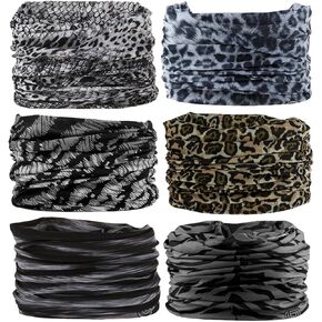 Neck Gaiter Face Cover Bandana Mask Scarf, Breathable Sun& Dust-proof for Cycling Running Fishing Hiking