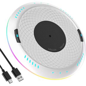 Mouse Jiggler Undetectable,USB Mouse Mover,Gaming Automatic Continuous and Assistive Click Device, Plug & Play,Simulate Mouse Pointer Movement to Keep Computer Laptop Active