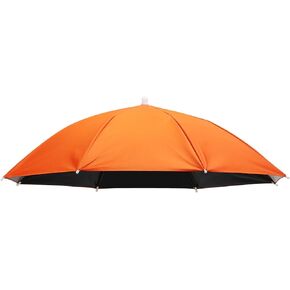 PATIKIL Umbrella Hat, 27 Inch Hands-Free Fishing Umbrella Hats Elastic Headband Folding Sun Rain Cap for Camping Gardening Hiking Farming Beach