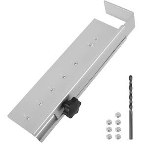 Expandable Hole Locator Cabinet Hardware Jig, Adjustable Precise Punching, Punch Locator Drill Guide Wood Working Tools annd Equipment for Installation of Handles Knobs on Doors and Drawer (6 Holes)