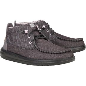 Hey Dude Women Wendy Mid Festival Black/Black 10 Medium
