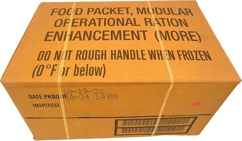 Authentic USGI M.O.R.E. (Modular Operational Ration Enhancement Food Packet) - Ration Supplement for MRE, FSR, MCW, HDR, HALAL, KOSHER or Other Rations - Approximately 1,000 Calories (Menu 2) in Saudi Arabia