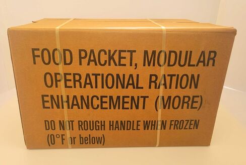 Authentic USGI M.O.R.E. (Modular Operational Ration Enhancement Food Packet) - Ration Supplement for MRE, FSR, MCW, HDR, HALAL, KOSHER or Other Rations - Approximately 1,000 Calories (Menu 2) in Saudi Arabia