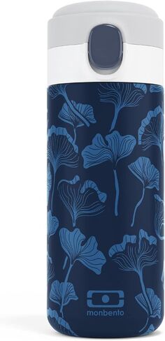 MONBENTO - Insulated Water Bottle MB Pop cinnamon Fox - 11 floz/360ml Leakproof Metal Water Bottle - Keeps Drinks Hot/Cold - Stainless Steel Bottle for Kids & Adult - Sports Cap - BPA Free - Fox in Saudi Arabia