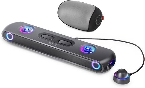 OXS Thunder Pro Gaming Soundbar with 5.1.2 Dolby Atmos Surround Sound System, Built-in Woofer, Bluetooth Multi-Connection, 3 Pro Gamer Modes, Sleek Toggle Design, for Pcs and Gaming Consoles in Saudi Arabia
