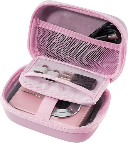 ProCase Small Digital Camera Case for KODAK PIXPRO FZ55/FZ53/FZ45/FZ43, Hard Shell Camera Case, Cute Compact Travel Carrying Protective Camera Storage Case for Kids -Black in Saudi Arabia
