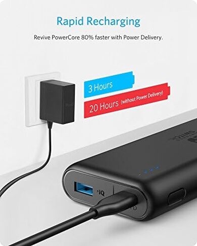 [توصيل الطاقة] Anker PowerCore 13400 Nintendo Switch Edition، الشاحن المحمول الرسمي بقدرة 13400 مللي أمبير في الساعة لجهاز Nintendo Switch، للاستخدام مع iPhone X/8 وUSB-C MacBooks والمزيد in Saudi Arabia