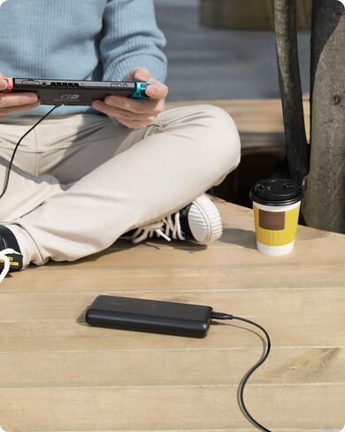 [توصيل الطاقة] Anker PowerCore 13400 Nintendo Switch Edition، الشاحن المحمول الرسمي بقدرة 13400 مللي أمبير في الساعة لجهاز Nintendo Switch، للاستخدام مع iPhone X/8 وUSB-C MacBooks والمزيد in Saudi Arabia