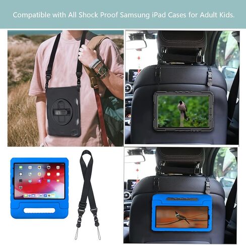 3 Pack Adjustable Shoulder Strap:Comfortable for iPad Strap Nylon Neck Lanyard for iPad/Samsung Tablet Case,Camera Binocular Crossbody Laptop Luggage Bag(Royal Blue) in Saudi Arabia