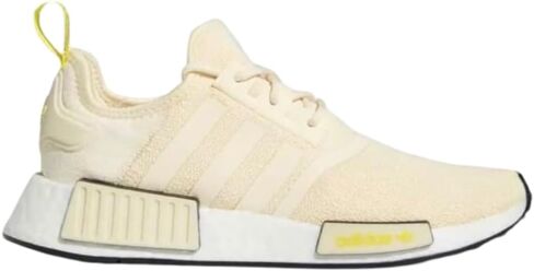 adidas Women's NMD_R1 Running Shoe, Ecru Tint/Ecru Tint/Impact Yellow, 11 M US in Saudi Arabia