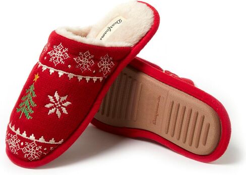 Dearfoams Women's Novelty Scuff with Eye Mask Slipper in Saudi Arabia