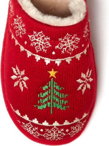 Dearfoams Women's Novelty Scuff with Eye Mask Slipper in Saudi Arabia
