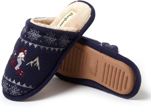 Dearfoams Women's Novelty Scuff with Eye Mask Slipper in Saudi Arabia
