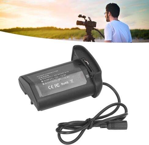 LP E19 Camera Dummy Battery Continuous Power Adapter AC100 to 240V with Smart Chip for R3 1D X III, 1D X II, 1D X, 1Ds III, 1D IV, 1D III (US Plug) in Saudi Arabia