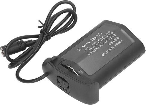 LP E19 Camera Dummy Battery Continuous Power Adapter AC100 to 240V with Smart Chip for R3 1D X III, 1D X II, 1D X, 1Ds III, 1D IV, 1D III (US Plug) in Saudi Arabia