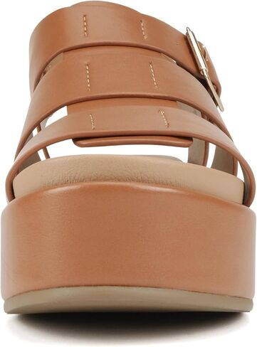 Soda "Bossi ~ Women Round Toe Flatform Fisherman Wedge Sandals with Adjustable Buckle in Saudi Arabia