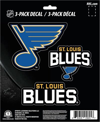 FANMATS NHL unisex NHL 3 Piece Decal Set in Saudi Arabia