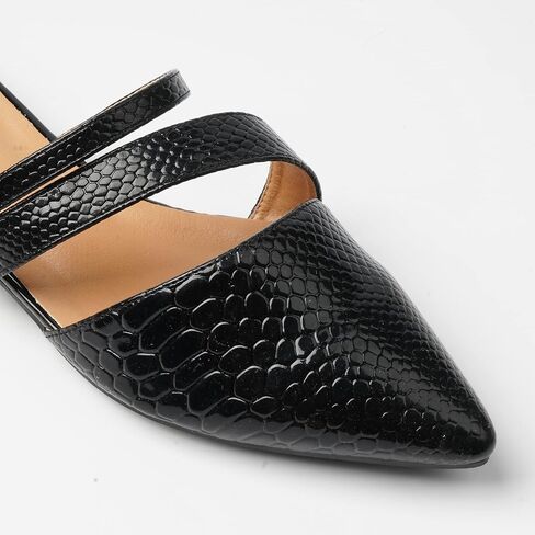 Trary Women's Pointy Toe Slidess for Women,Flat Mule Slides,Slip On Shoes in Saudi Arabia