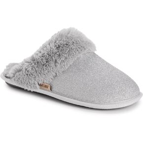 MUK LUKS Women's Angled Sparkle Scuff Slipper