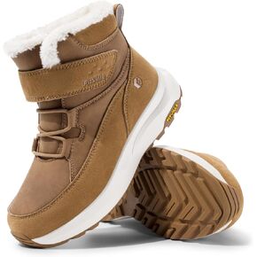 FitVille Womens Wide Snow Boots Fur Lined Boots for Women Winter Warm Boots Wide Width Womens Outdoor Snow Booties in Kuwait