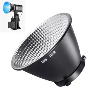 NEEWER Reflector Diffuser for MS60C MS60B MS150B Mini LED Video Light, Lamp Shade Dish for Wider and Even Photography Lighting Control Photo Studio Portrait Video Recording, RD14Mini