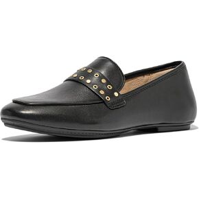 FitFlop Women's Delicato Stud-and-Eyelet Soft Leather Loafers