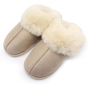 Womens Slippers House Slippers Mens Slippers Unisex for Women and Men Ultra Comfort Cute Soft and Fuzzy Winter Indoor Use
