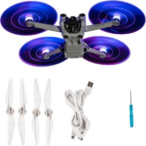 Mini 3 Headlights for DJI 3 Accessories, Mini 3 Drone Only, 3 Light Models- Strobe Light/Signal Lights/SOS Lights (15 Light Color Models)