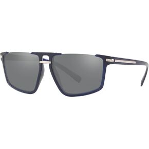 Versace Man Sunglasses Black Frame, Dark Grey Lenses, 60MM