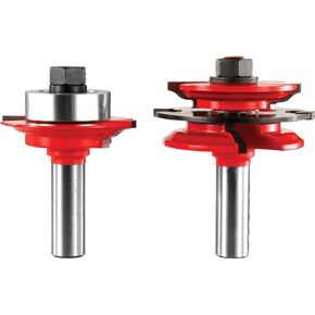 Freud 99-281: 2-3/8" (Dia.) Recoverable Bead Glass Door Bit Sets with 1/2" Shank