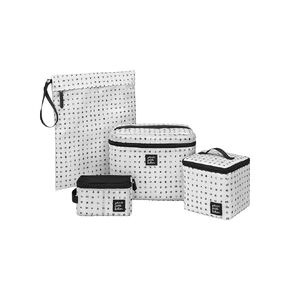 Petunia Pickle Bottom Breast Pump Bag | Breast Pump Bag with Cooler | Perfect for Storage of Breast Pump Parts and 4 Bottles | Breast Pump Accessories Bag | Breast Pump Kit | Checker Stitch