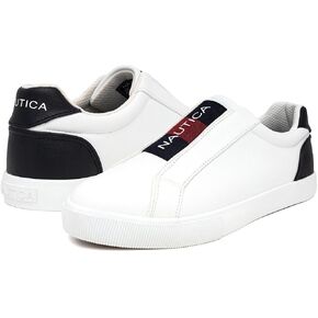 Nautica Women's Slip-On Shoes: Fashionable and Comfortable Sneakers with Casual Elegance