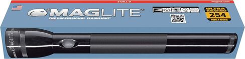 Maglite Heavy-Duty Incandescent 6-Cell D Flashlight in Display Box, Red in Kuwait
