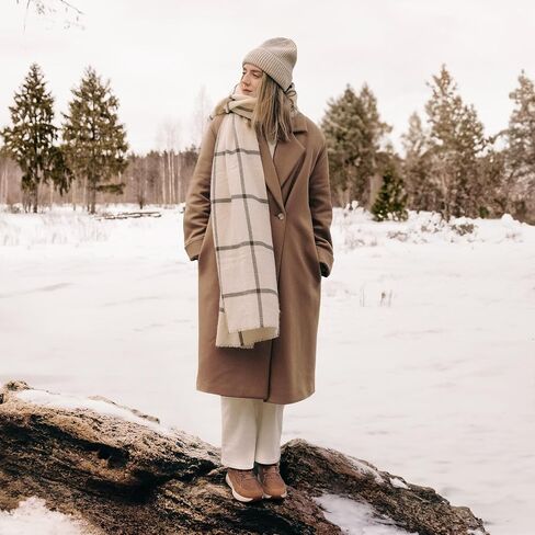 FitVille Womens Wide Snow Boots Fur Lined Boots for Women Winter Warm Boots Wide Width Womens Outdoor Snow Booties in Kuwait