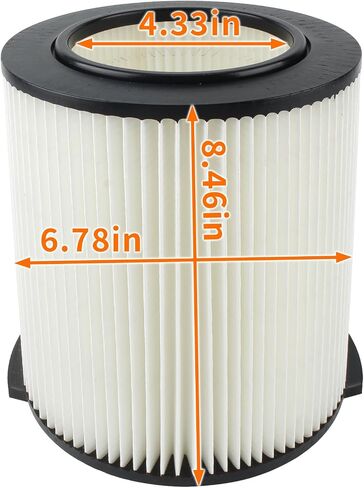 VF4000 Filter Replacement Wet/dry Vac Filt Fit for Ridgid 72947 Wet Dry Vac 5 to 20-Gallon 6-9 Gal for Husky for Craftsman 17816 Vacuum, Repalace WD5500, WD0671, WD1270, WD1450, 6000RV in Saudi Arabia
