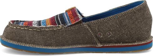 Twisted X Women's Serape Driving Moccasin Shoes Moc Toe - Wcl0005 in Saudi Arabia