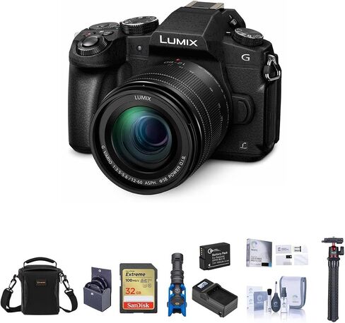 Panasonic Lumix DMC-G85 Mirrorless Camera with 12-60mm OIS Lens Bundle with Acc in Saudi Arabia