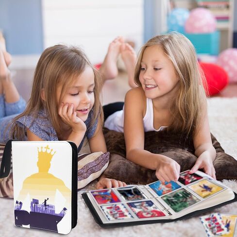 حافظة بطاقات كرة السلة تحتوي على 400 جيب لهواة جمع بطاقات تجارة كرة السلة، كتاب تخزين بطاقات محمول مقاوم للماء مع أكمام شفافة قابلة للإزالة، متوافق مع بطاقات كرة السلة والبطاقات الرياضية in Kuwait