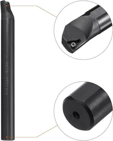 uxcell 3/4" Shank Lathe Indexable Boring Bar Turning Tool Holder S20R-STUCR11 93° in Saudi Arabia